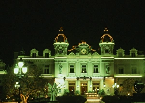 The Good Life: Monte Carlo casino at night in Monaco The Good Life: Monte Carlo casino at night in Monaco