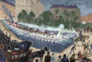 Grand procession to the electric light in New York on October 31, 1884 Grand procession to the electric light in New York on October 31, 1884