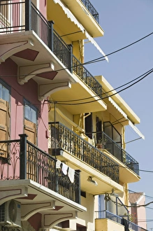 GREECE-CRETE-Hania Province-Hania: Hania Balcony GREECE-CRETE-Hania Province-Hania: Hania Balcony