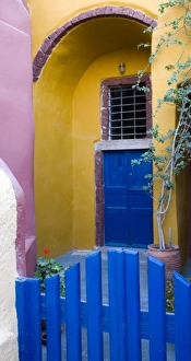 Greece and Greek Island of Santorini town of Oia Greece and Greek Island of Santorini town of Oia