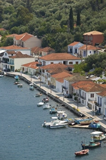 GREECE, Ionian Islands, ITHAKI (Ithaca), Vathy: Ithakis Main Town, Overview GREECE, Ionian Islands, ITHAKI (Ithaca), Vathy: Ithakis Main Town, Overview