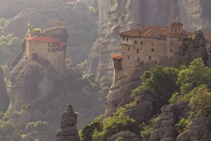 Jim Nilsen Gallery: Greece, Meteora. Isolated monasteries on cliffs