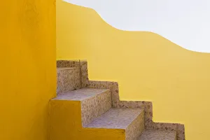 Jim Nilsen Gallery: Greece, Santorini. Stairs and building shapes