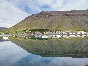 The harbor. Isafjordur, the capital of the Westfjords, Iceland The harbor. Isafjordur, the capital of the Westfjords, Iceland