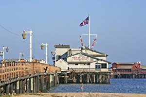 The Harbor Restaurant on pier Santa Barbara California The Harbor Restaurant on pier Santa Barbara California