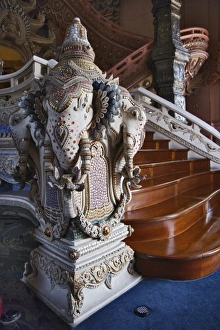 Three headed elephant statue at The Stairway to Heaven, Erawan Museum in Samut Prakan Three headed elephant statue at The Stairway to Heaven, Erawan Museum in Samut Prakan