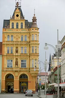 Images Dated 7th May 2004: historic district, Czech Republic, Ceske Budejovice