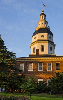 Historic Maryland state house in Annapolis, MD Historic Maryland state house in Annapolis, MD