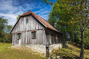 Historic ranch house in Plitvice Lakes National Park, Croatia Historic ranch house in Plitvice Lakes National Park, Croatia