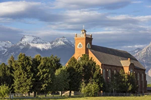 Historic St Ignatius Mission in St Igantius, Montana, USA