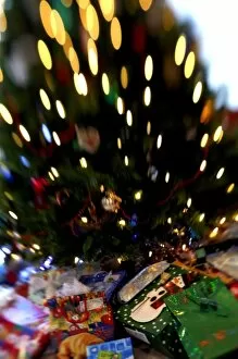 Images Dated 25th December 2006: Holiday still life. Christmas tree, blur. Property released