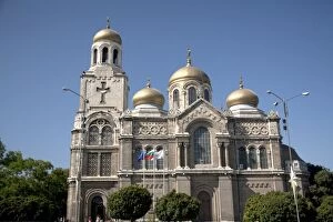 Images Dated 23rd August 2009: Holy Assumption Cathedral, Varna, Bulgaria visited on Seabourn shore excursions during