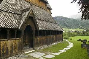 Images Dated 2nd January 2004: Hopperstad Stave Church, Sogne Fjord VIC norway