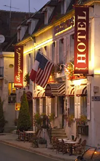 The Hotel Bergerands in the village of Chablis, Bourgogne The Hotel Bergerands in the village of Chablis, Bourgogne