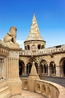 Buda Gallery: Hungary, Budapest, Fishermans Bastion on Castle Hill, Buda