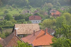 HUNGARY-DANUBE BEND-Pilisszentlaszlo: Hill Town View near Szentendre HUNGARY-DANUBE BEND-Pilisszentlaszlo: Hill Town View near Szentendre