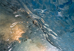 Vatnajokull Gallery: Ice cave in the glacier Breidamerkurjoekull in Vatnajoekull National Park