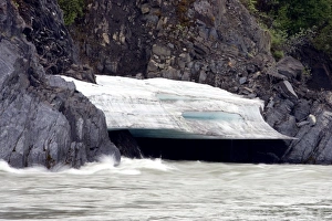 Ice Shelf Above Kongakut River Rapids - Arctic National Wildlife Refuge, Alaska Ice Shelf Above Kongakut River Rapids - Arctic National Wildlife Refuge, Alaska
