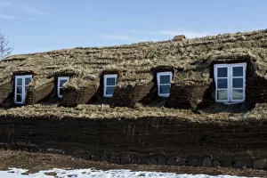 Images Dated 26th March 2013: Iceland, Glumbaer. Home made out of sod. Credit as: Bill Young / Jaynes Gallery / DanitaDelimont