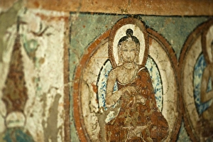 India, Ladakh, Alchi, buddhist wall paintings India, Ladakh, Alchi, buddhist wall paintings