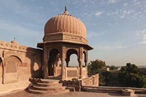 India, Rajasthan, Bikaner, Laxmi Niwas Palace, Domed pavilion India, Rajasthan, Bikaner, Laxmi Niwas Palace, Domed pavilion
