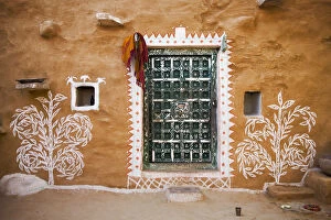 Jim Nilsen Gallery: India, Rajasthan. Traditional desert house exterior