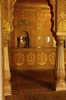 Inside the Palace of the Junagarh Fort in Bikaner. Rajasthan, INDIA Inside the Palace of the Junagarh Fort in Bikaner. Rajasthan, INDIA