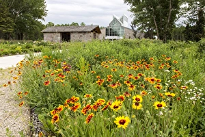 The International Peace Gardens near Dunseith, North Dakota, USA The International Peace Gardens near Dunseith, North Dakota, USA