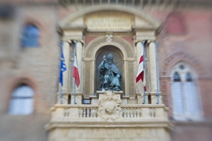 Italy, Bologna, Selective Focus of Papa Gregorio XIII in the dettaglio del Palazzo Comunale Italy, Bologna, Selective Focus of Papa Gregorio XIII in the dettaglio del Palazzo Comunale