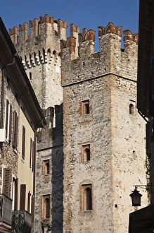 ITALY, Brescia Province, Sirmione. Castello Scaligero, b. 1250 ITALY, Brescia Province, Sirmione. Castello Scaligero, b. 1250