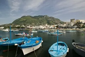 Images Dated 12th May 2005: ITALY, Campania, (Bay of Naples), ISCHIA, FORIO: Town View from Fishing Port / Daytime