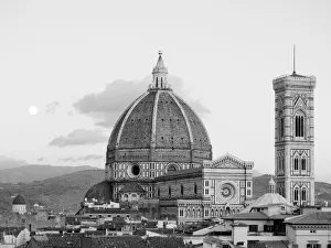 Italy, Florence. Infrared image of Santa Maria del Fiore on a sunny day Italy, Florence. Infrared image of Santa Maria del Fiore on a sunny day