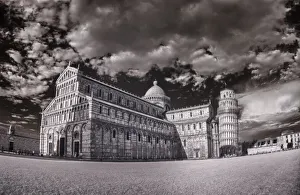 Italy, Pisa. Infrared image of the Campo dei Miracoli (field of miracles) Italy, Pisa. Infrared image of the Campo dei Miracoli (field of miracles)