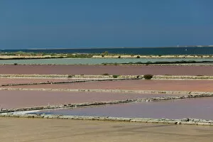 Images Dated 21st May 2005: Italy, Sicily, Mozia. Salt Pans near Mozia Island Ancient Salt Production Area