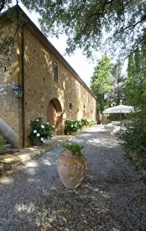 Images Dated 20th July 2014: Italy, Tuscany, Petroio. Typical Tuscan farmhouse