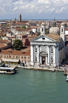 Italy, Venice. Jesuit Church along the Grand Canal Italy, Venice. Jesuit Church along the Grand Canal