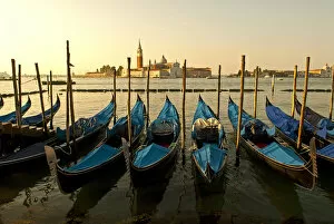 Images Dated 21st May 2011: Italy, Venice. View of Canale di San Marco and with gondolas in the forground