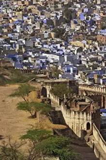 Density Gallery: Jodhpur or the Blue City viewed from Mehrangarh Fort, Jodhpur, India