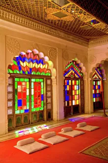 Jodhpur at Fort Mehrangarh in Rajasthan India beautiful temple for royals with color Jodhpur at Fort Mehrangarh in Rajasthan India beautiful temple for royals with color