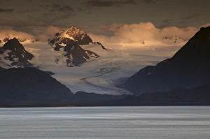 Kenai Mountains and Kachemak Bay; Homer; Alaska; USA; at Sunset Kenai Mountains and Kachemak Bay; Homer; Alaska; USA; at Sunset