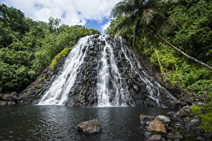 Kepirohi waterfall, Pohnpei, Micronesia, Central Pacific Kepirohi waterfall, Pohnpei, Micronesia, Central Pacific