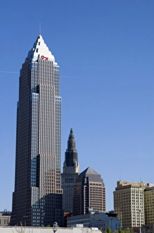 Key Bank tower and skyline in Cleveland, Ohio Key Bank tower and skyline in Cleveland, Ohio