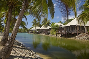 Lagoon Bures, Musket Cove Island Resort, Malolo Lailai Island, Mamanuca Islands, Fiji Lagoon Bures, Musket Cove Island Resort, Malolo Lailai Island, Mamanuca Islands, Fiji