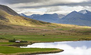 Landscape at Miklavatn, Trollaskagi, near Siglufjordur Landscape at Miklavatn, Trollaskagi, near Siglufjordur