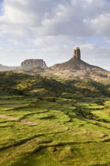 Landscape in the province Tigray, northern Ethiopia. During and after the rainy season Landscape in the province Tigray, northern Ethiopia. During and after the rainy season