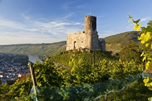 Landshut castle above Mosel River, Bernkastel-Kues, Rhineland-Palatinate, Germany Landshut castle above Mosel River, Bernkastel-Kues, Rhineland-Palatinate, Germany