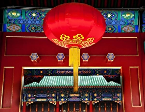 Large Red Lantern Prince Gongs Mansion, Beijing China Large Red Lantern Prince Gongs Mansion, Beijing China