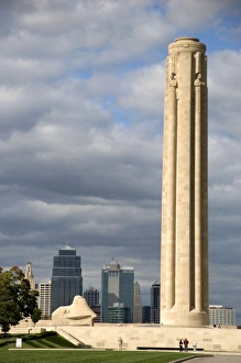 The Liberty Memorial Tower in Kansas City, Missouri The Liberty Memorial Tower in Kansas City, Missouri