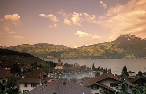 Life in Switzerland beautiful village of Spiez Switzerland with lake thun and the Life in Switzerland beautiful village of Spiez Switzerland with lake thun and the