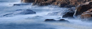 Long exposure of waves against Otter Cliffs, Acadia National Park, Maine Long exposure of waves against Otter Cliffs, Acadia National Park, Maine